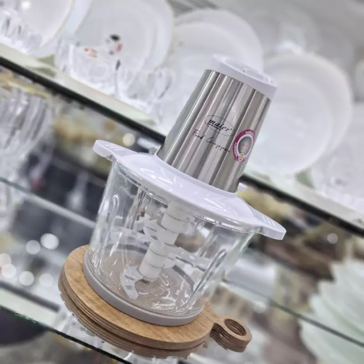 خردکن و غذاساز مایر سفید 500وات 6 تیغه اصلی3شاخه(فروش ویژه)