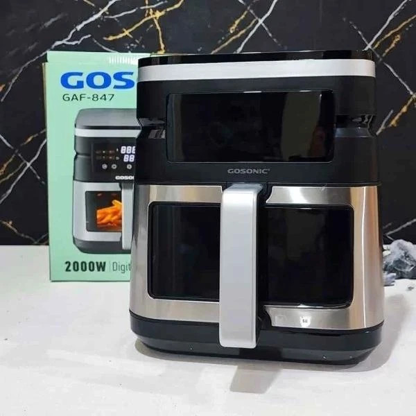 سرخ کن بدون روغن گاسونیک مدلGAF-847 دو المنت 7 لیتر 12 برنامه پخت