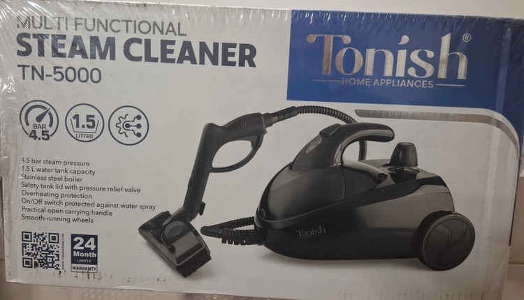 بخارشور بخارشوی تونیش مدل TN-5000 دو سال گارانتی شرکتی 4.5 بار موجود در 2 رنگ مشکی و نقره ای