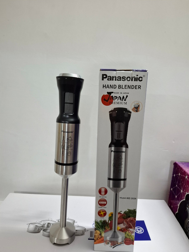 گوشت کوب برقی پاناسونیک4000وات سیم پیچ موتور تمام مس ژاپنی 4 تیغه یخ شکن سوپر سایلنت مدلMZ-2026(فروش ویژه)