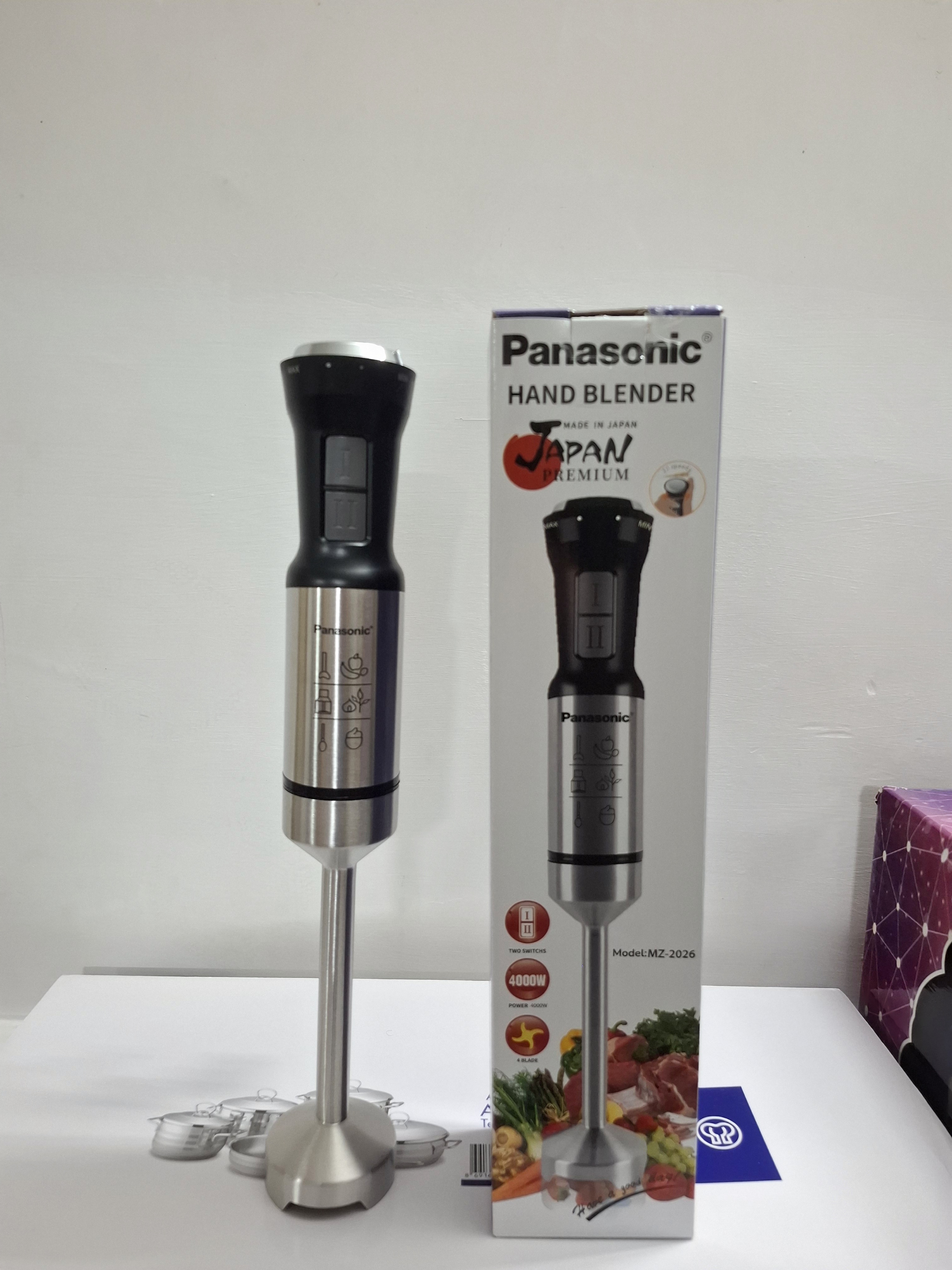گوشت کوب برقی پاناسونیک4000وات سیم پیچ موتور تمام مس ژاپنی 4 تیغه یخ شکن سوپر سایلنت مدلMZ-2026(فروش ویژه)