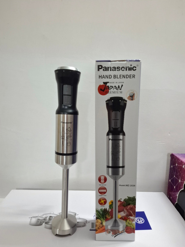 گوشت کوب برقی پاناسونیک4000وات سیم پیچ موتور تمام مس ژاپنی 4 تیغه یخ شکن سوپر سایلنت مدلMZ-2026(فروش ویژه)